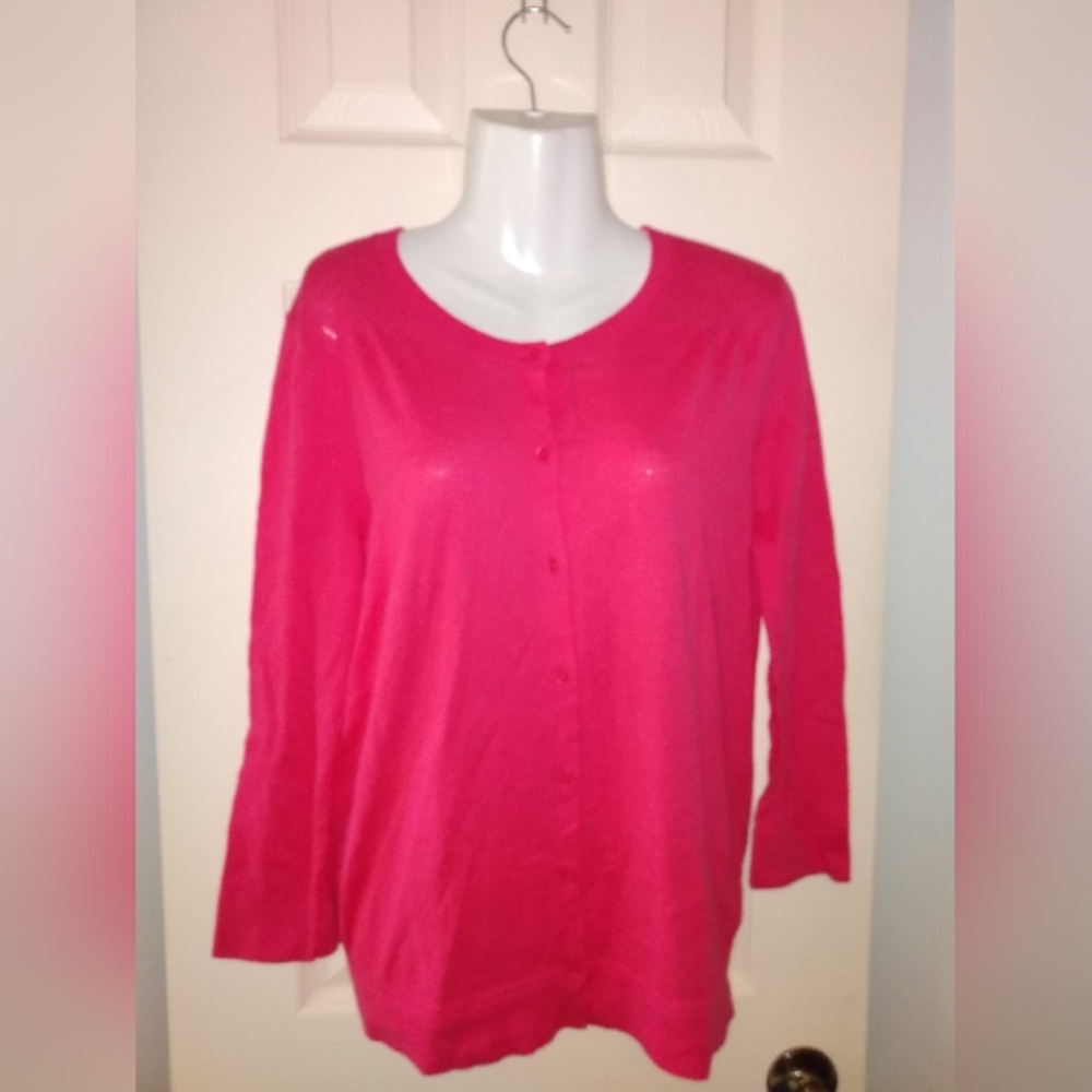 Gap | Button Down Classic Crew Neck Cardigan Sweater Small